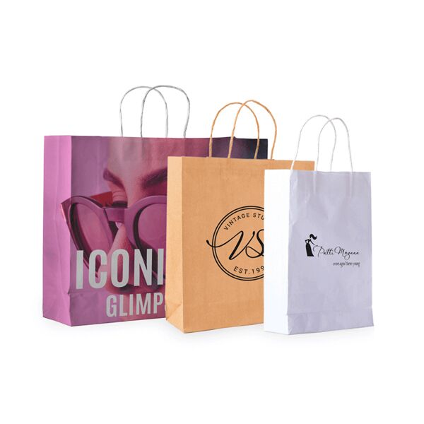 personalized paper shopping bags